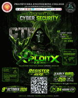 XPLOITX 2.0 BETA (CTF) Capture The Flag (CTF) Competition Poster